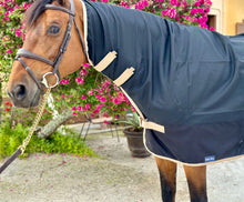 Load image into Gallery viewer, Extended Neck Rain Sheet (BLK/TAN)