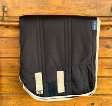 Load image into Gallery viewer, BLK/TAN STABLE BLANKET 250G MED
